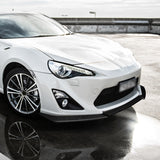 2013-2016 Scion FR-S/Toyota 86 CS-Style Carbon Look 3-Piece Front Bumper Body Spoiler Splitter Lip Kit with License Plate Frame