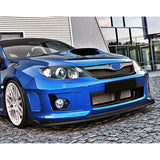 For 2011-2014 Subaru Impreza WRX STi CS2-Style Real Carbon Fiber Front Bumper Splitter Spoiler Lip 3PCS