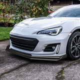 For 2017-2020 Subaru BRZ JDM CS-Style Matte Black Front Bumper Body Spoiler Lip 3 pcs with Phone Neck Strap