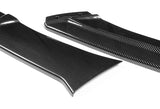 For 2013-2018 Chevrolet Malibu Carbon Look Style Front Bumper Splitter Spoiler Lip 3PCS