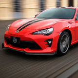 For 2017-2020 Toyota 86 JDM Carbon Style CS-Style Front Bumper Body Spoiler Lip