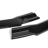 For 2011-2015 Toyota Sienna MP-Style Painted Black Front Bumper Body Splitter Spoiler Lip 3PCS