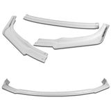 For 2011-2015 Toyota Sienna MP-Style Painted White Front Bumper Body Splitter Spoiler Lip 3PCS