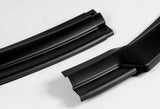 For 2011-2015 Toyota Sienna MP-Style Black Front Bumper Body Splitter Spoiler Lip 3PCS