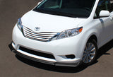 For 2011-2015 Toyota Sienna MP-Style Black Front Bumper Body Splitter Spoiler Lip 3PCS