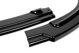For 2010-2013 Infiniti G37 Sedan 4DR Painted Black JDM Front Bumper Body Splitter Spoiler Lip 3PCS