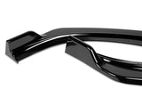 For 2010-2013 Infiniti G37 Sedan 4DR Painted Black JDM Front Bumper Body Splitter Spoiler Lip 3PCS