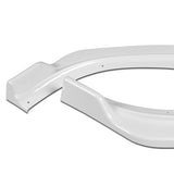 For 2010-2013 Infiniti G37 Sedan 4DR Painted White JDM Front Bumper Body Splitter Spoiler Lip 3PCS