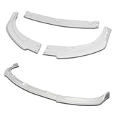 For 2010-2013 Infiniti G37 Sedan 4DR Painted White JDM Front Bumper Body Splitter Spoiler Lip 3PCS