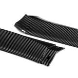 For 2013-2015 Honda Civic 4DR Carbon Look Aero-Style Front Bumper Body Splitter Spoiler Lip 3PCS