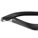 For 2013-2015 Honda Civic 4DR Carbon Look Aero-Style Front Bumper Body Splitter Spoiler Lip 3PCS