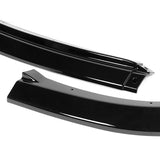 For 2006-2007 Subaru Impreza WRX STi S204 Painted Black Front Bumper Body Splitter Spoiler Lip 3PCS