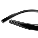 For 2006-2007 Subaru Impreza WRX STi S204 Painted Black Front Bumper Body Splitter Spoiler Lip 3PCS