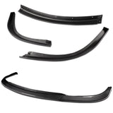 For 2006-2007 Subaru Impreza WRX STi S204 Carbon Look Front Bumper Body Splitter Spoiler Lip 3PCS