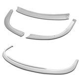For 2006-2007 Subaru Impreza WRX STi S204 Painted White Front Bumper Body Splitter Spoiler Lip 3PCS