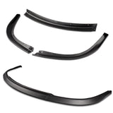 For 2006-2007 Subaru Impreza WRX STi S204 Matte Black Front Bumper Body Splitter Spoiler Lip 3PCS