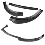For 2015-2023 Dodge Charger RA-Style Carbon Look Style Front Bumper Splitter Spoiler Lip 3PCS