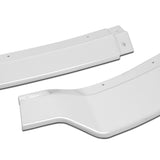 For 2015-2023 Dodge Charger RA-Style Painted White Front Bumper Splitter Spoiler Lip 3PCS