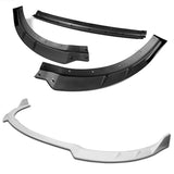 For 2015-2023 Dodge Charger RA-Style Painted White Front Bumper Splitter Spoiler Lip 3PCS