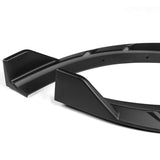 For 2015-2023 Dodge Charger RA-Style Unpainted Matte Black Front Bumper Splitter Spoiler Lip 3PCS