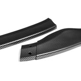 For 2011-2013 Lexus IS250 IS350 Carbon Look Front Bumper Body Splitter Spoiler Lip 3PCS