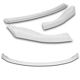 For 2006-2009 Nissan 350Z Z33 GT-Style Painted White Front Bumper Body Splitter Spoiler Lip 3PCS
