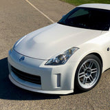 For 2006-2009 Nissan 350Z Z33 GT-Style Painted White Front Bumper Body Splitter Spoiler Lip 3PCS