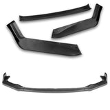 For 2017-2020 Lexus IS-Series AR-Style Carbon Look Front Bumper Body Splitter Spoiler Lip 3PCS
