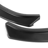 For 2020-2023 Hyundai Sonata CK-Style JDM Matte Black Front Bumper Body Splitter Spoiler Lip 3PCS