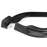 For 2008-2013 Infiniti G37 Coupe Real Carbon Fiber Front Bumper Body Splitter Spoiler Lip 3PCS