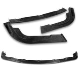 For 2008-2013 Infiniti G37 Coupe Real Carbon Fiber Front Bumper Body Splitter Spoiler Lip 3PCS