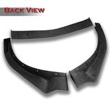 For 2017-2019 Mercedes-Benz CLA250 CLA45 Real Carbon Fiber Front Bumper Body Splitter Spoiler Lip 3PCS