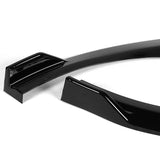 For 2021-2023 Hyundai Elantra Painted Black Front Bumper Body Splitter Spoiler Lip 3PCS