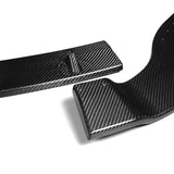 For 2009-2012 Nissan 370Z Real Carbon Fiber Front Bumper Body Splitter Spoiler Lip 3PCS