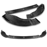 For 2009-2012 Nissan 370Z Real Carbon Fiber Front Bumper Body Splitter Spoiler Lip 3PCS
