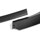 For 2010-2013 Chevrolet Camaro V6 Carbon Look Front Bumper Splitter Spoiler Lip 3PCS