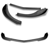 For 2010-2013 Chevrolet Camaro V6 Carbon Look Front Bumper Splitter Spoiler Lip 3PCS