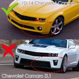 For 2010-2013 Chevrolet Camaro V6 Painted White Front Bumper Splitter Spoiler Lip 3PCS