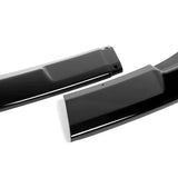 For 2014-2015 Chevy Camaro SS Z28 Painted Black Front Bumper Splitter Spoiler Lip 3PCS