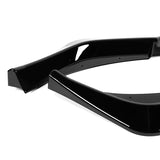 For 2014-2015 Chevy Camaro SS Z28 Painted Black Front Bumper Splitter Spoiler Lip 3PCS