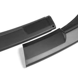 For 2014-2015 Chevy Camaro SS Z28 Matte Black Front Bumper Splitter Spoiler Lip 3PCS