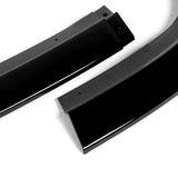 For 2015-2023 Dodge Challenger SXT Painted Black Front Bumper Body Splitter Spoiler Lip 3PCS