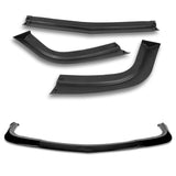 For 2015-2023 Dodge Challenger SXT Painted Black Front Bumper Body Splitter Spoiler Lip 3PCS