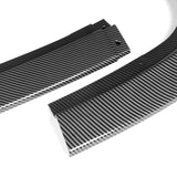 For 2015-2023 Dodge Challenger SXT Carbon Look Front Bumper Body Splitter Spoiler Lip 3PCS