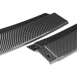 For 2015-2023 Dodge Challenger SXT Carbon Look Front Bumper Body Splitter Spoiler Lip 3PCS