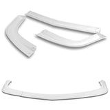For 2015-2023 Dodge Challenger SXT Painted White Front Bumper Body Splitter Spoiler Lip 3PCS