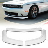 For 2015-2023 Dodge Challenger SXT Painted White Front Bumper Body Splitter Spoiler Lip 3PCS