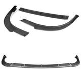 For 2011-2017 Toyota Sienna SE MP-Style Carbon Look Front Bumper Body Splitter Spoiler Lip 3PCS