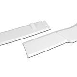 For 2011-2017 Toyota Sienna SE MP-Style Painted White Front Bumper Body Splitter Spoiler Lip 3PCS