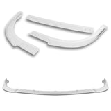 For 2011-2017 Toyota Sienna SE MP-Style Painted White Front Bumper Body Splitter Spoiler Lip 3PCS